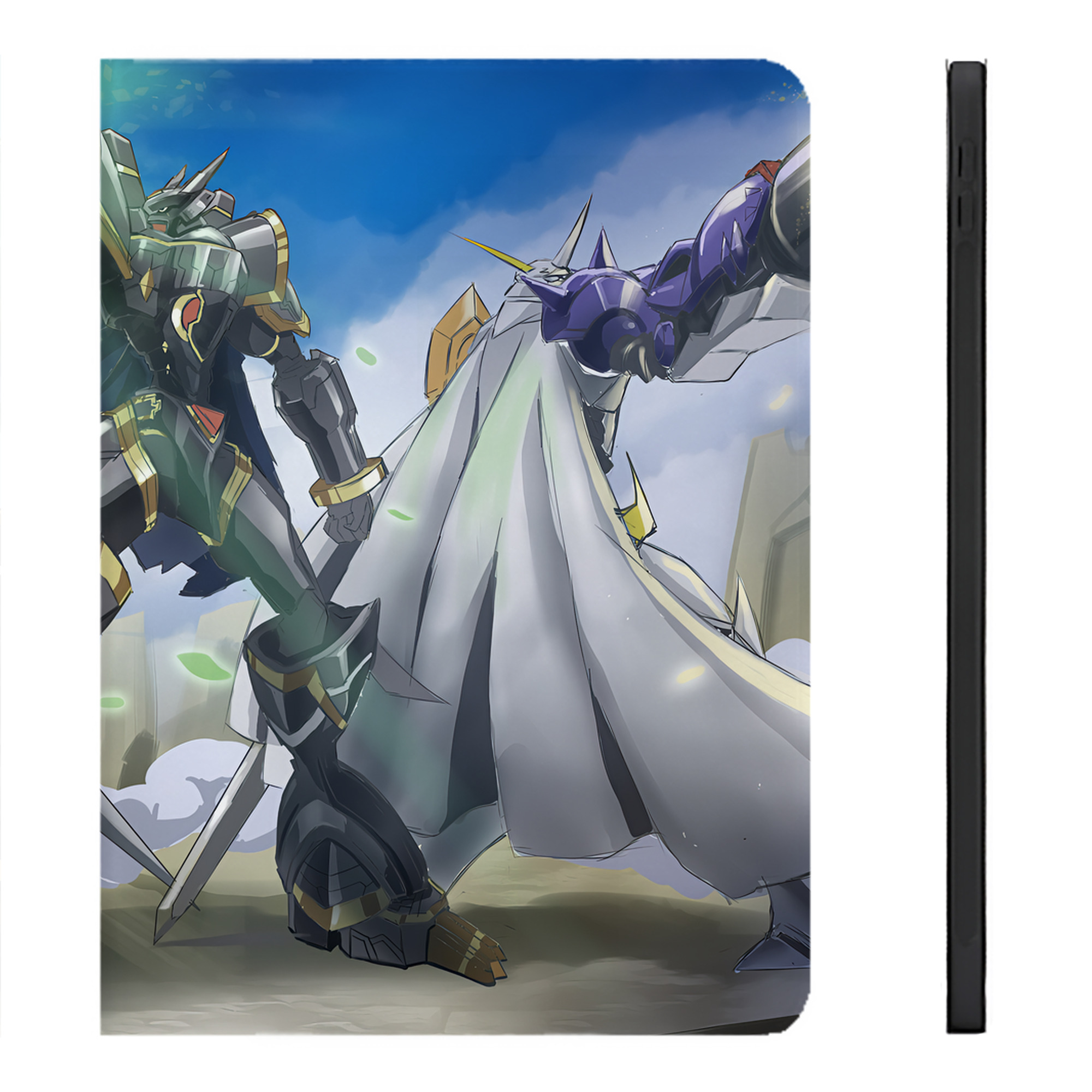 （画像用） Digimon デジタルモンスター/デジモン IPadケース ペンホルダー付き ブックスタイルデザイン